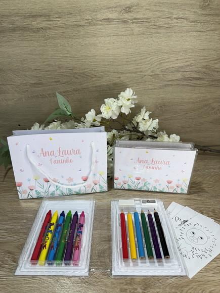 Estojo de Pintura 20 Peças + Sacola Personalizada Jardim
