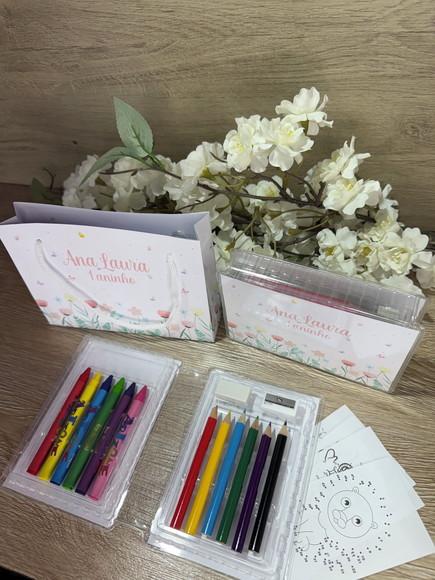 Estojo de Pintura 20 Peças + Sacola Personalizada Jardim