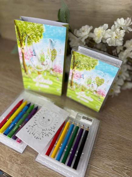 Estojo de Pintura 20 Peças + Sacolinha Personalizada Jardim