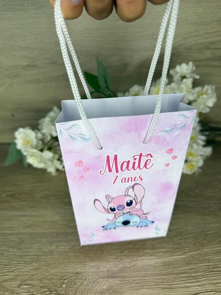 Estojo de Pintura 20 Peças + Sacolinha Personalizada Stitch