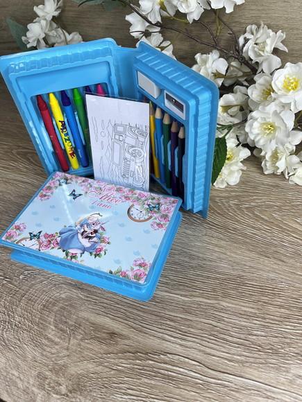 Estojo de Pintura 20 Peças Alice no País das Maravilhas