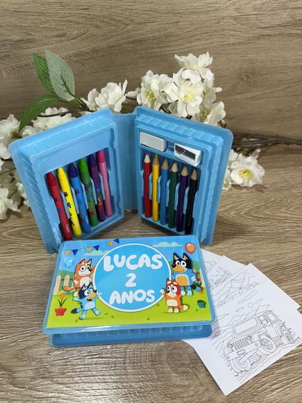 Estojo de Pintura 20 Peças Bluey