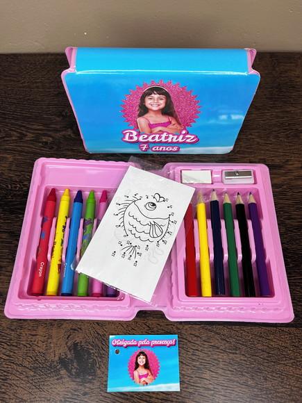 Estojo de Pintura 20 Peças Barbie