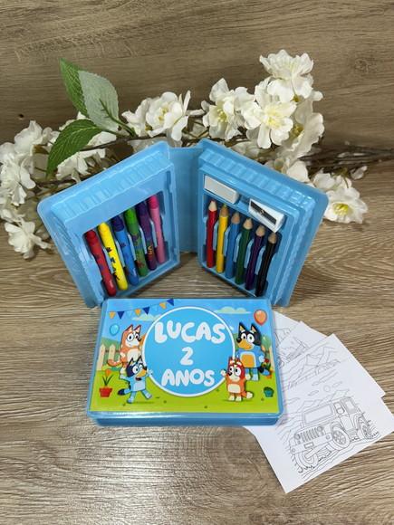 Estojo de Pintura 20 Peças Bluey