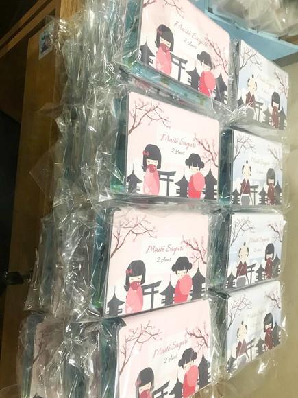 Estojo de Pintura 20 Peças Boneca Kokeshi