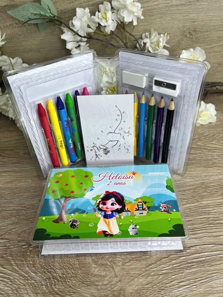 Estojo de Pintura 20 Peças Branca de Neve