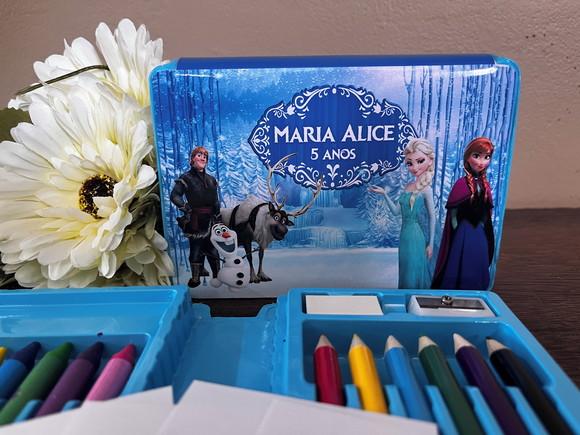 Estojo de Pintura 20 Peças Frozen