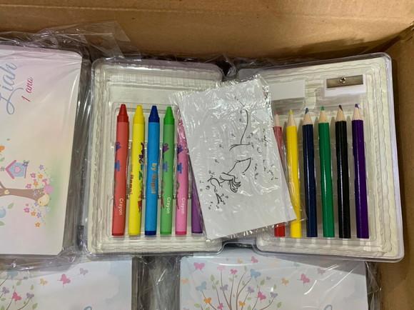 Estojo de Pintura 20 Peças Jardim de Borboletas