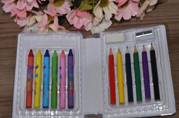 Estojo de Pintura 20 Peças Jardim de Borboletas