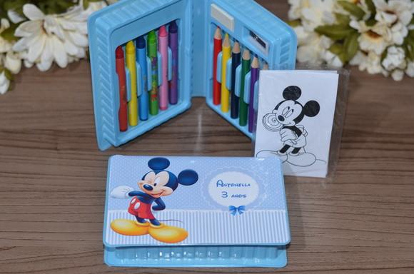 Estojo de Pintura 20 Peças Mickey