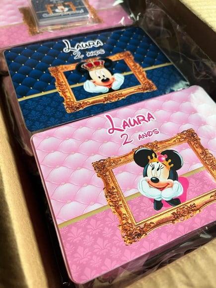 Estojo de Pintura 20 Peças Mickey e Minnie Realeza
