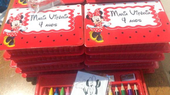 Estojo de Pintura 20 Peças Minnie