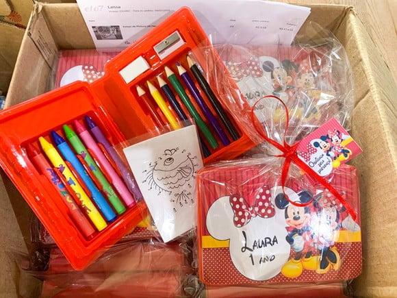 Estojo de Pintura 20 Peças Minnie e Mickey