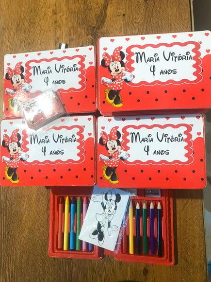 Estojo de Pintura 20 Peças Minnie
