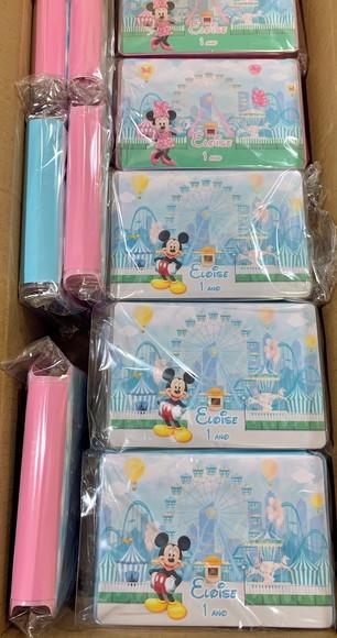 Estojo de Pintura 20 Peças Minnie e Mickey Parque de Divers.