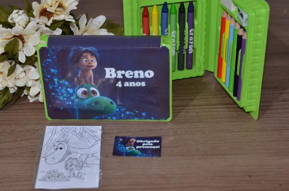 Estojo de Pintura 20 Peças o Bom Dinossauro