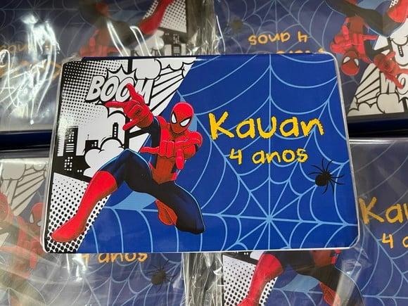 Estojo de Pintura 20 Peças Personalizado Homem Aranha