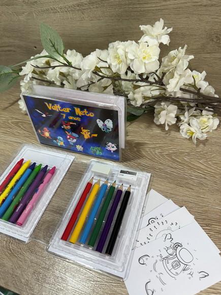 Estojo de Pintura 20 Peças Pokémon