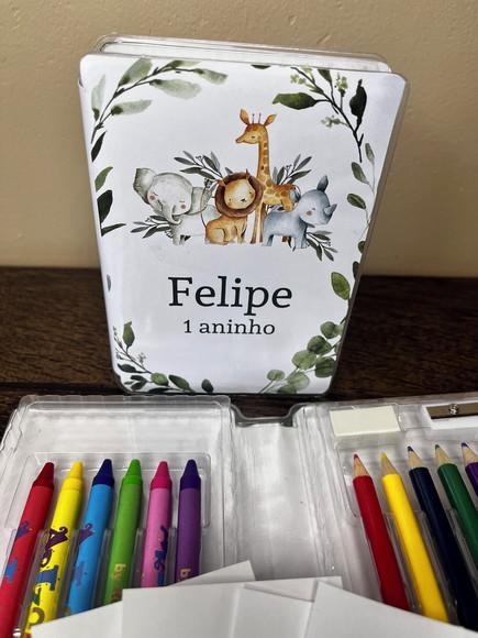 Estojo de Pintura 20 Peças Safari