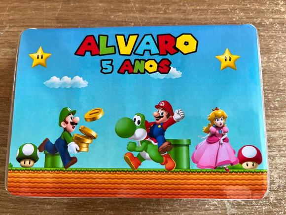 Estojo de Pintura 20 Peças Super Mario