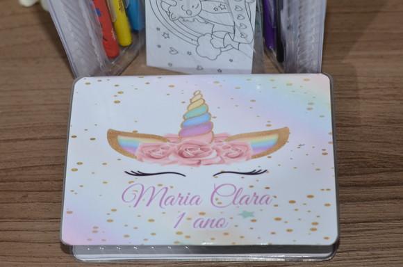 Estojo de Pintura 20 Peças Unicornio