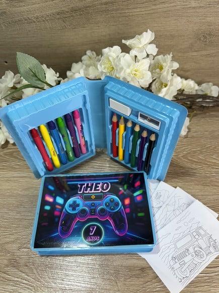 Estojo de Pintura 20 Peças Vídeo Game