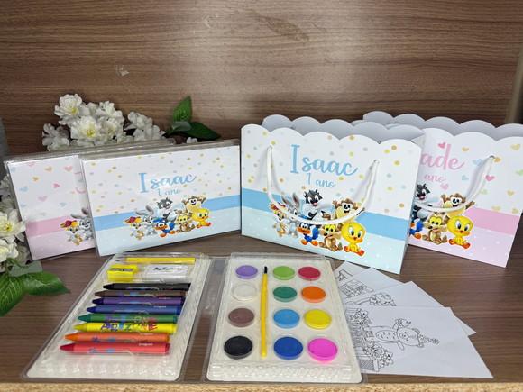 Estojo de Pintura 30 Peças + Sacola Pers. Baby Loonely Tunes
