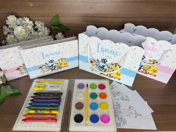 Estojo de Pintura 30 Peças + Sacola Pers. Baby Loonely Tunes