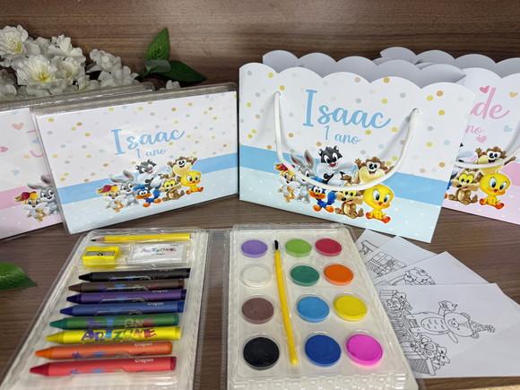 Estojo de Pintura 30 Peças + Sacola Pers. Baby Loonely Tunes