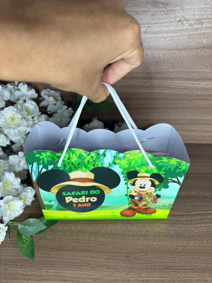 Estojo de Pintura 30 Peças + Sacola Personal. Mickey Safari