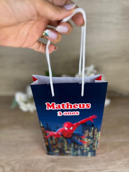 Estojo de Pintura 30 Peças + Sacola Personaliz. Homem Aranha