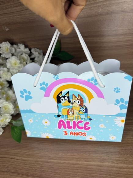 Estojo de Pintura 30 Peças + Sacola Personalizada Bluey