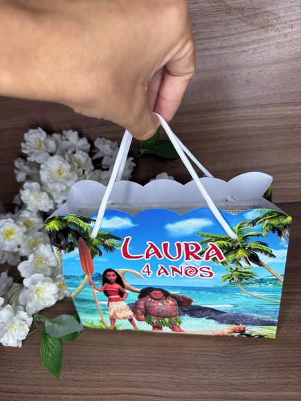 Estojo de Pintura 30 Peças + Sacola Personalizada Moana