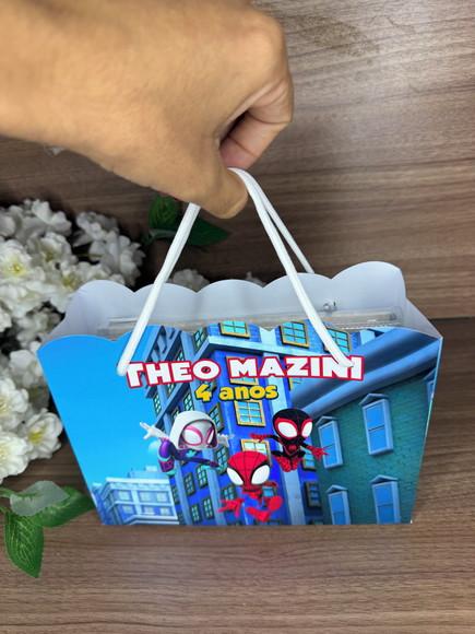 Estojo de Pintura 30 Peças + Sacola Personalizada Spidey