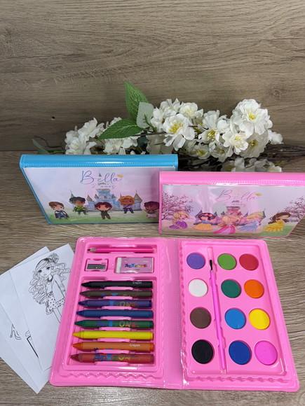 Estojo de Pintura 30 Peças as Princesas Cute
