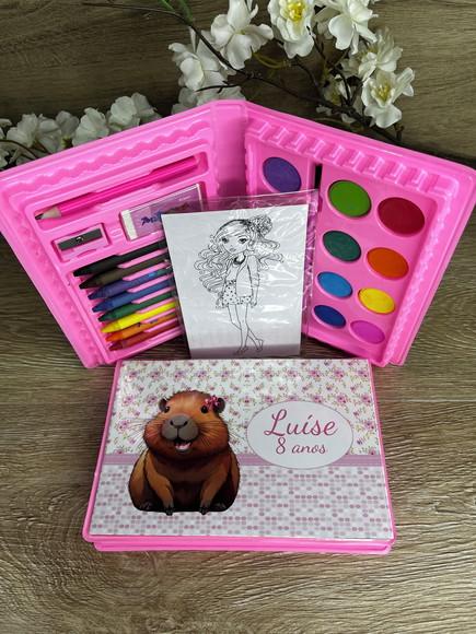 Estojo de Pintura 30 Peças Capivara