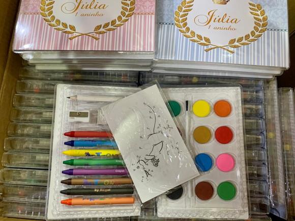 Estojo de Pintura 30 Peças Coroa Realeza