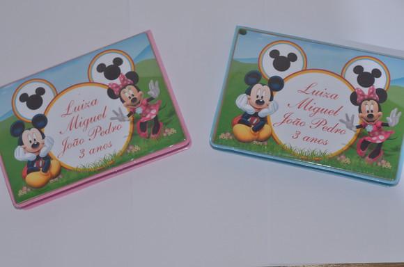 Estojo de Pintura 30 Peças Mickey e Minnie