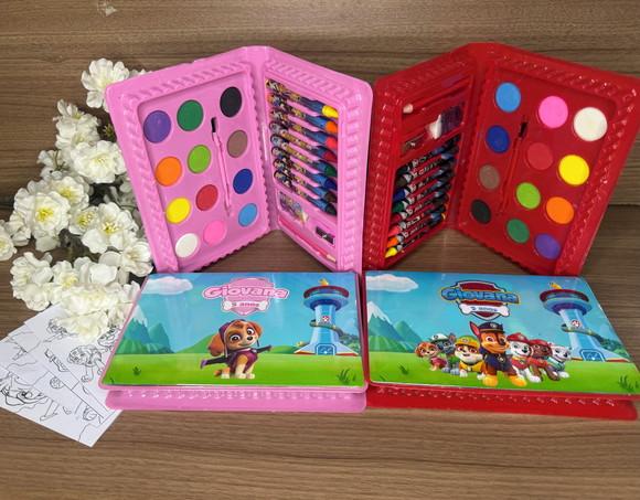 Estojo de Pintura 30 Peças Patrulha Canina
