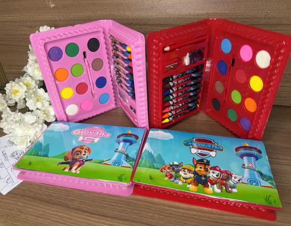 Estojo de Pintura 30 Peças Patrulha Canina