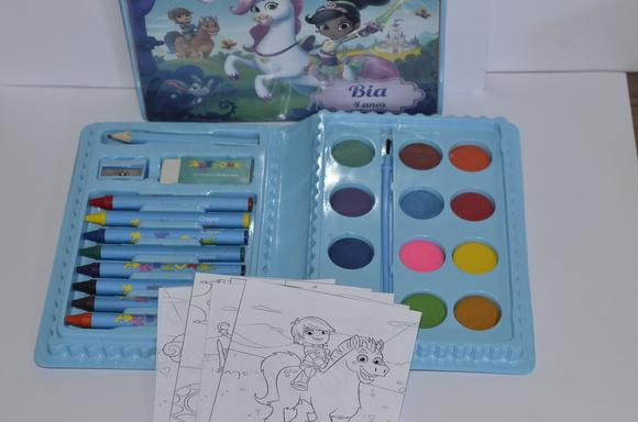 Estojo de Pintura 30 Peças Princesa Nella