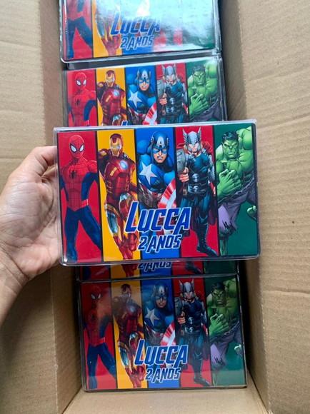 Estojo de Pintura 30 Peças Vingadores