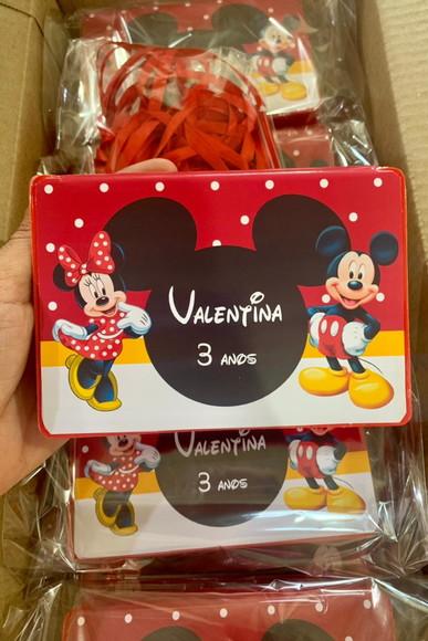 Estojo de Pintura com 20 Peças Mickey e Minnie