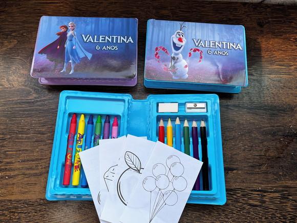 Estojo de Pintura com 20 Peças Frozen 2