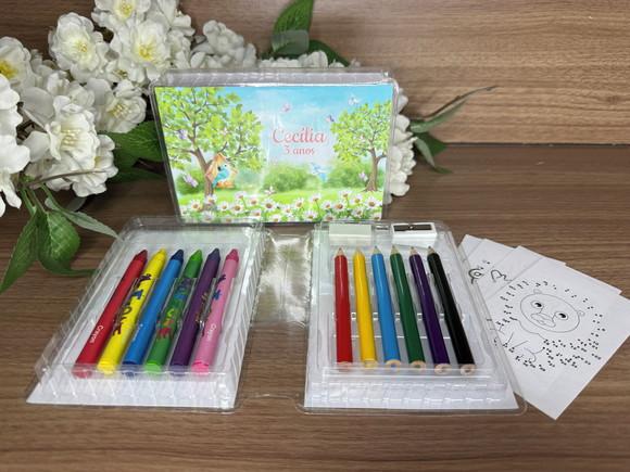 Estojo de Pintura Personalizado 20 Peças Jardim