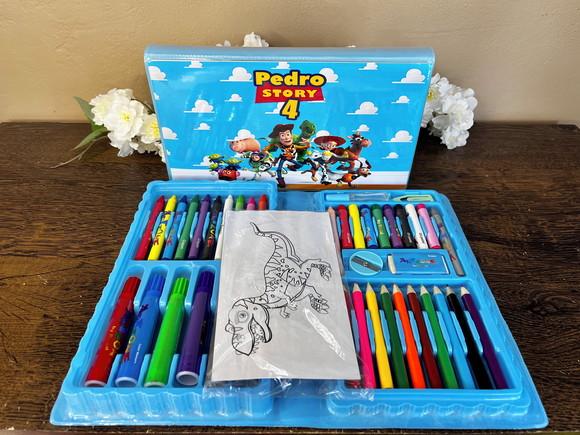 Estojo de Pintura Personalizado Luxo 50 Peças Toy Story
