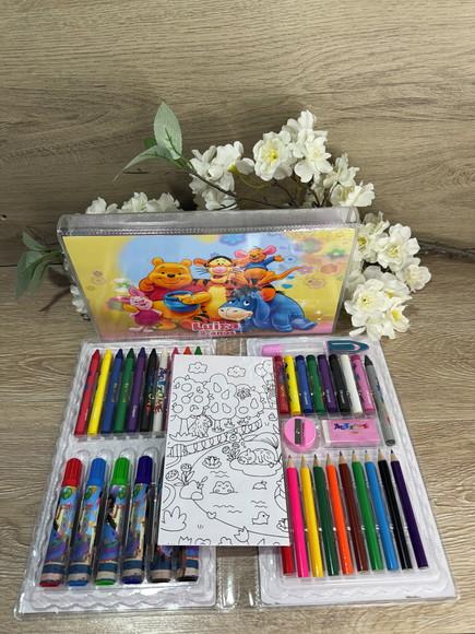 Estojo de Pintura Personalizado Luxo 50 Peças Ursinho Pooh