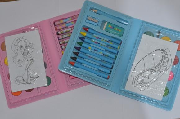 Estojo Pintura 30 Peças Minnie e Mickey