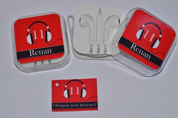 Fone de ouvido Personalizado