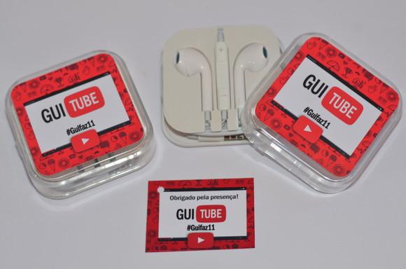 Fone de ouvido Personalizado Youtuber